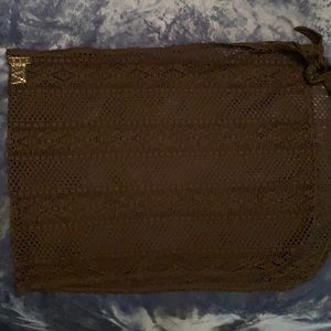 Dotti Black Crochet sarong